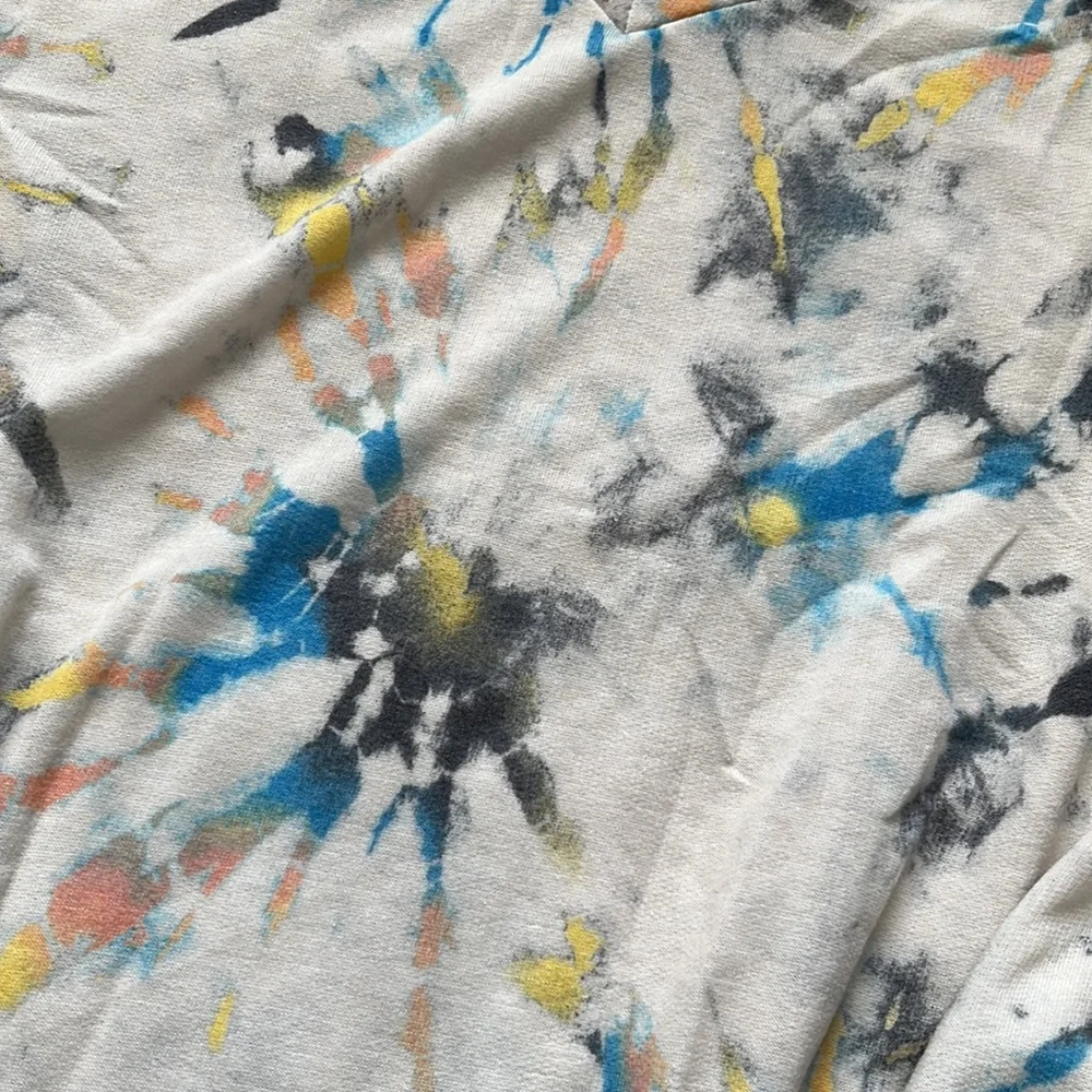 Taupe paint splatter dress - Picture 6 of 12